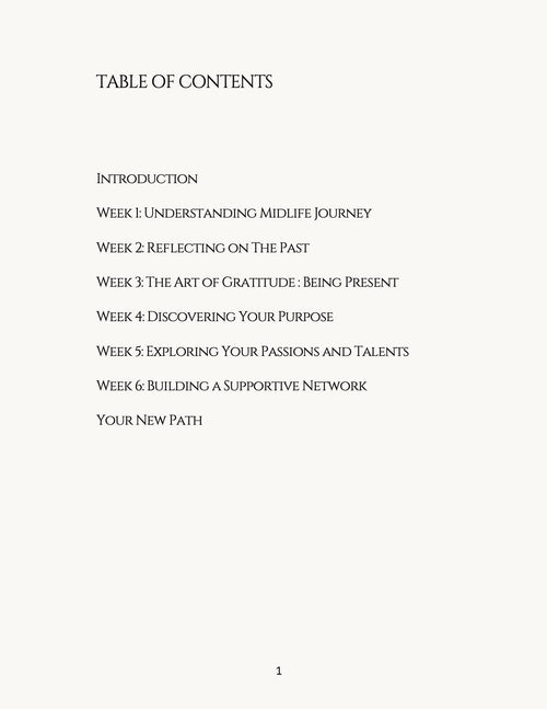 6 Weeks To Reinvent Yourself : The Simple Guide to Embracing Change and Finding Fulfillment in Midlife